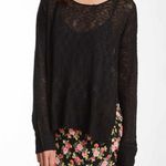 Lucca Couture Lightwight Knit High Low Split Hem Open Side Sweater Top XS Photo 3