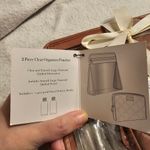 Joan & David  Clear Comestic Bag Set with Travel Bottles Photo 4