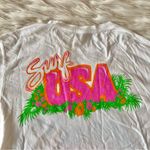 Daydreamer  White Pink Beach Boys Convertible Surf Tropical Oversize USA T-Shirt Photo 74