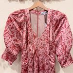 En Saison Selah Satin Floral Midi Dress in Pink Spice Size Small NWT Photo 3