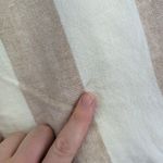 Mara Hoffman Striped Linen Maxi Skirt Women's Size 4 Beige White Pleated Full Photo 4