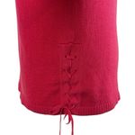 Banana Republic  Sweater Turtleneck Tie Side Hot Pink Fuchsia Women’s Size XL Photo 8