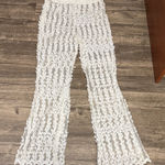 Pretty Little Thing  Cream Lace Pants Photo 0