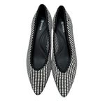 Vivaia Pointed Toe Kitten Heels Womens Shoes Houndstooth Black White EU 38.5 Size 7.5 Photo 4
