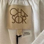 Chaser NWT  Boat Neck Off the Shoulders Cotton White Lightweight  Boho Top SZ M Photo 1