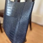 Bloomingdales crocodile embossed faux leather tote bag,gift Shopping Bag Photo 5