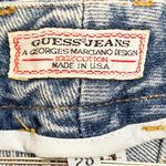 Guess Vintage 80s  Jeans Size 28 High Waist Pleated Tapered Denim Mom Jeans USA Photo 9