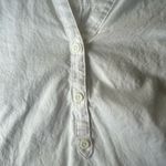 Levi's Levi’s V-Neck White Shirt XS 3/4 Sleeves  Photo 3