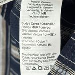 J.Crew NEW  Blazer Size Medium Wrap Top Lightweight Navy Blue Stripe Casual Photo 8