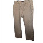 Gloria Vanderbilt  tan 16 wide leg jeans. Photo 1