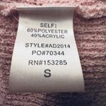 Able Los Angeles Pink Ethical Fringe Knit Dress Tank Top Sleeveless Size Small S Photo 5