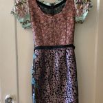 Anthropologie Beguile by Byron Lars Pierced Brocade Dress sz 0 XS Pink Photo 4