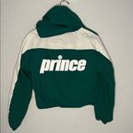 Prince Pickleball Set Jacket Full Zip Shorts Athleisure Hoodie Sporty Prep 2 pc Green Photo 2