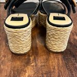Dolce Vita Thorin Espadrille Wedge Sandal Black Size 10 Photo 6