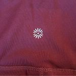 Tangerine  Womens Med Brick Red High Waist Tummy Control Rib Trim Active Legging Photo 3