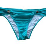 Victoria's Secret  cheeky women’s large sea-foam green shimmer bikini bottom Photo 5