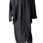 Motumo 15S1 Black Linen Dress, Sz L Size L Photo 6