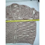 Spiritual Gangster Spacedye Sasha Cardigan Sweater in Cream/Brown. Size M Photo 5