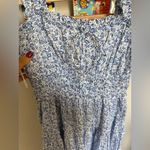 GAP× Dôen Floral Maxi Dress In Blue small Photo 2