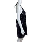 Jolt  Dress Womens Small Black Multi Allover‎ Sequin Mini Shimmer Sparkle Party Photo 1