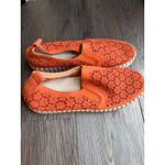 Ilse Jacobsen Denmark Woman's Size 39‎ Orange Slip on Perforated Shoes Photo 1