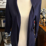 Merona Deep Blue Knit Cardigan Photo 0