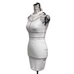 Guess Vtg  Mesh Mini Dress Bondage Angelcore Party Sheer Granola Preppy Sexy XS Photo 2