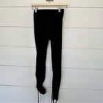 Susana Monaco  Women’s Black Extra Small Lace Up/Side Tie Leggings Pants Stretchy Photo 4