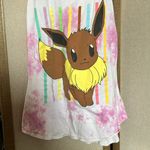 Mighty fine  Pink and White Eevee Tank Top Pokémon medium Photo 1