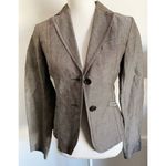 United Colors Of Benetton Benetton • Taupe Tan Grey Button Front Blazer Photo 6