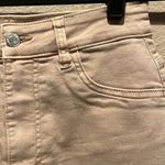 H&M & Denim Khaki Beige Tan Neutral High Waist Curvy Jean Shorts Denim Shorts Size 4 Photo 2