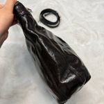 Coach Ashley Dark Brown Patent Leather Shoulder Bag F20462 Photo 3