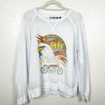 The Laundry Room  Canyon Rally Jump Jumper White Cotton Blend Burnout Size Medium Photo 0