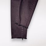 J Brand  Alana High Rise Skinny Jeans Black Raw Hem Ankle Size 27 Photo 8