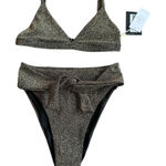 SOAH Sandy Triangle Bikini Top + High Photo 0