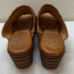 Miz Mooz  Abbie Brandy Leather Slide Wedge Sandals Size 38 US 7.5 Photo 6