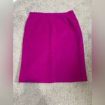 Talbots  Pink Wool Blend Felt Pencil Skirt Women’s Size 8 Business Casual Career Photo 4