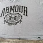 Under Armour  Gray Athletic Crop Tee Photo 4