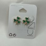 Icing  St Patrick’s Day 3 Leaf Clover Earrings Photo 1