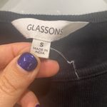 Glassons  Women's Basic Black Sleeveless Tie Crop Top Shirt Sz S Photo 1