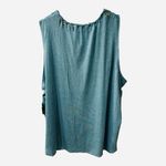 Shape Active Women’s Teal Blue Tank Top Plus Size 2X Scoop Neck Moisture Wicking Photo 4