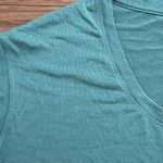 Athleta  Womens Size Small Teal Blue-Green Top Sleeveless Stretch Athletic Shirt Photo 3