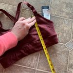 NEW Marika Padded Sports Bra Strappy, Adjustable, NWT Maroon Leopard Print Photo 8