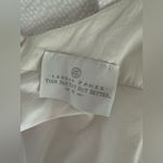 Lauren James Lauren James White Seersucker Bow Livingston Dress, Size Medium Photo 2