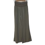 REWASH  Brand Wide Leg Pants Women's‎ Size Large Ruched High Waist Linen Rayon Photo 1