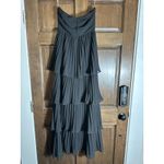 Lulus Seriously Sensational Black Strapless Tiered Maxi Dress Size Small Photo 6
