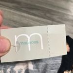 Maurice's  Floral Navy Blue Long Sleeve Shirt; small women’s; New Photo 3