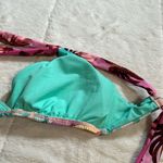 Bar III Swim Top Criss Cross Back Hawaiian Bralette Bikini Top size Medium NEW Photo 5