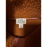 J Crew Vintage Fleece Pullover Polartec Sherpa Womens Small Burnt Orange Cozy Photo 5