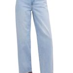 Madewell  The Perfect Vintage Wide-Leg Crop Jeans Denim High Waisted Blue 33 NWT Photo 0